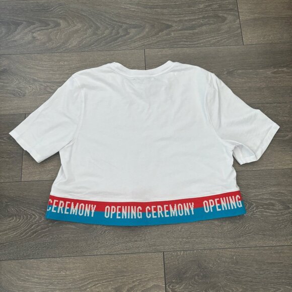 Opening Ceremony Graphic Print Crew Neck Crop Top - Picture 5 of 12
